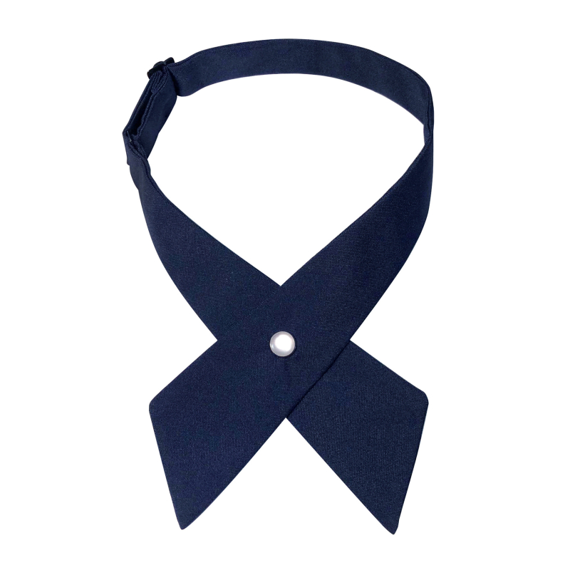 Crisscross Bow Tie Fashionsolid Color Detachable Collar Jk Apparel Accessories