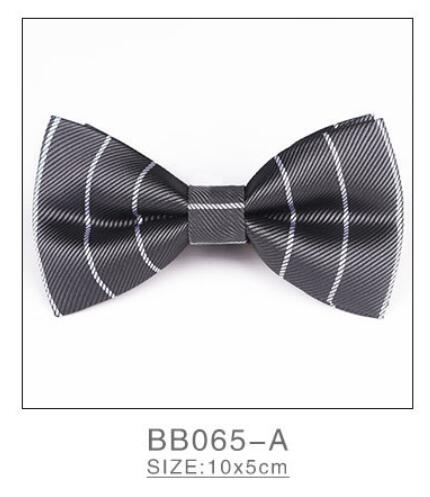 Children's Bow Tie Plaid Striped Polyester Bow Tie Children's Stage Suit Bow Tie