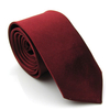 Mans Accessories Slim Skinny Tie for Men Jacquard Woven Solid Champagne Orange Red Purple Blue Ties Wedding Necktie Corbatas Par