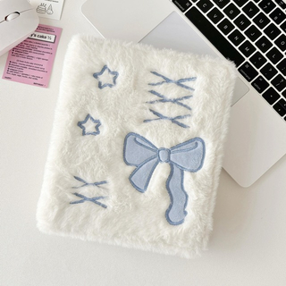 Cartoon Plush A6 Cover Binder Photocards INS Girl Korean Cute Photo Album Idol PhotoCard Holder Collect Book School Stationery