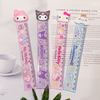 4Pcs Kawaii Sanrio Stationery Ruler Cartoon Hello Kitty Kuromi My Melody Cinnamoroll 15cm Rulers Students School Office Supplies