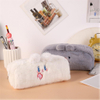 Cute Animal Pen Case Plush Pencil Pouch Stationery Bag Student Rabbit Pattern Pencil Pouch School Lovely Pouch Pencil Holder