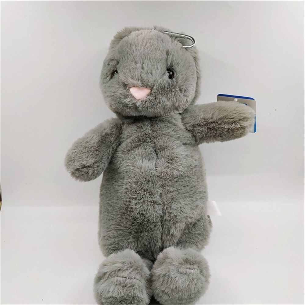 Plush Animal Plush Pencil Case Soft-touching Rabbit Shape Stationery Pouch Kawaii Cartoon Pencil Bag Pencil Box