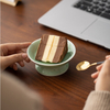 Tea Cake Tray Ceramic Fruit Plate Small Size Living Room Home Snack Snack Dish High Leg Fruit Tray