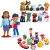 12pcs Paw Patrol Figures Pawed Canina Anime Cartoon PVC Model Doll Toys Car Canine Children Birthday Christmas Gift