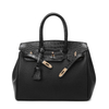 New Business Commuter Fashion Platinum Bag with Crocodile Pattern Splicing Handheld Single Shoulder Diagonal Cross Women's Bag