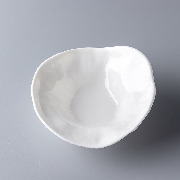 Ceramic Soup Bowl Household Shell Shaped Salad Bowl Dessert Bowl Ice Cream Bowls Snack Bowls Fruit Bowls Kitchen Supplies