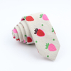 New Cartoon Linen Tie Skinny Casual Necktie For Wedding Party Neckties Classic Suits Floral Animal Print Neck Ties Cravat Gift