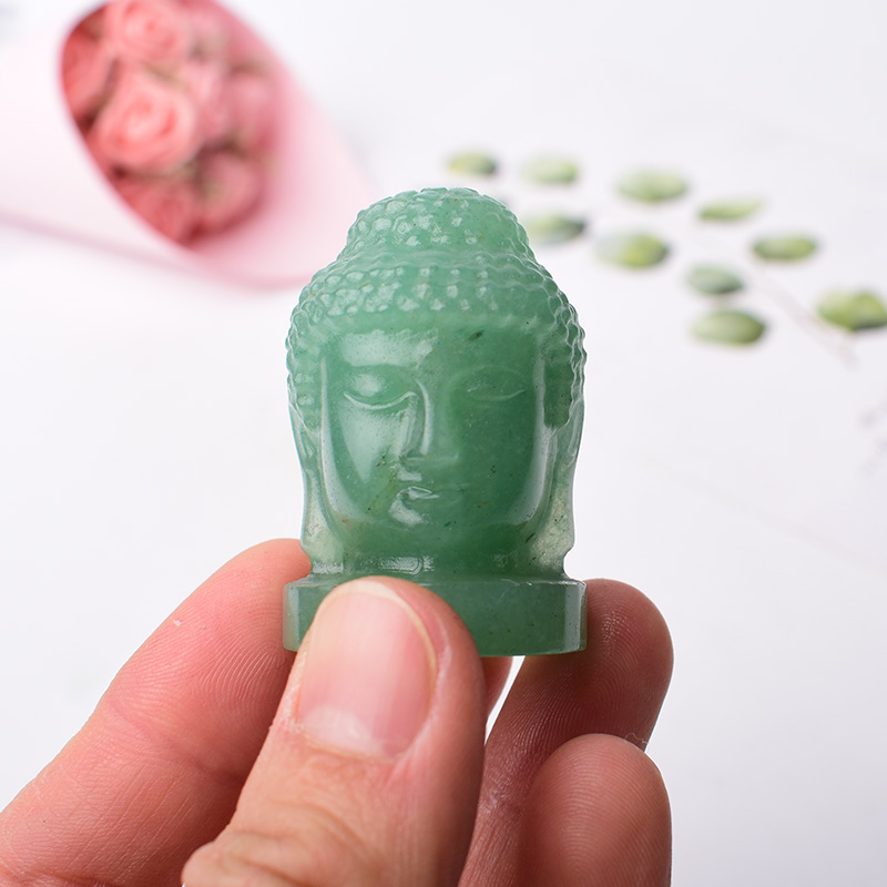  1PC Natural Crystal Stone Figure of Buddha Figurine Reiki Healing Stone Crafts Small Decoration Home Decor Present Souvenir