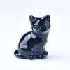 1pc 3.5cm/1.38in Crystal Carved Cat, Meditation Stone Crystal Gift for Home Decor.