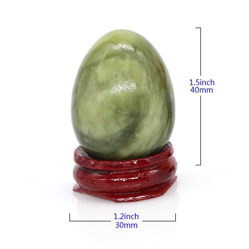 Egg Shape Stone Natural Healing Crystal Amethyst Quartz Opalite Massage Gemstone Reiki Crafts Home Decoration Gifts 30x40mm