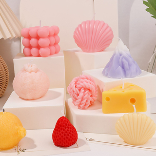 26 Shapes Smokeless Aesthetic Candle Scented Candles Decoration Christmas Handmade DIY Home Room Decor Tools Accessories