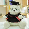 1pc 18/23cm Cute Dr. Bear Plush Toy Stuffed Soft Kawaii Teddy Bear Animal Dolls Graduation Gifts for Kids Children Girls