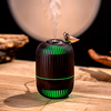 New USB Mini Antidry Burning Wood Grain Super Large Fog Spray Diffuser Office Home Air Humidifier Gift