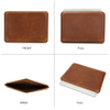  Genuine Leather Laptop Sleeve Case For Macbook Pro Air 13 14 16 M3 M2 M21 Cover HP DELL XPS 13 Computer Bag Men