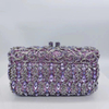 XIYUAN Gold/Purple/Silver Crystals Evening Clutch Bags Women 2024 New Rhinestone Purse Wedding Purses And Handbags Luxury Clutch
