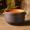 Japanese custom ceramic bowl with cover active glaze brown soup bowl cup and saucer ceramic salad ceramic bowl set