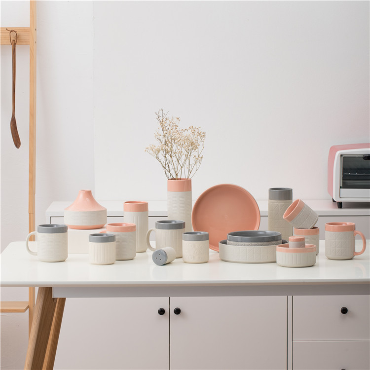 Nordic Style Home Dinning Room Decoration Dinner Ware Ceramic Dinnerware Set Table Porcelain Dinner Sets