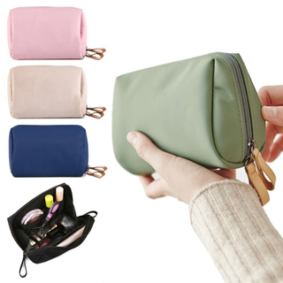  1PC Portable Women Makeup Bag Cosmetic Bag Coin Pouch Storage Bag Mini Lipstick Bag Small Bag Toiletry Bag Organizer Case