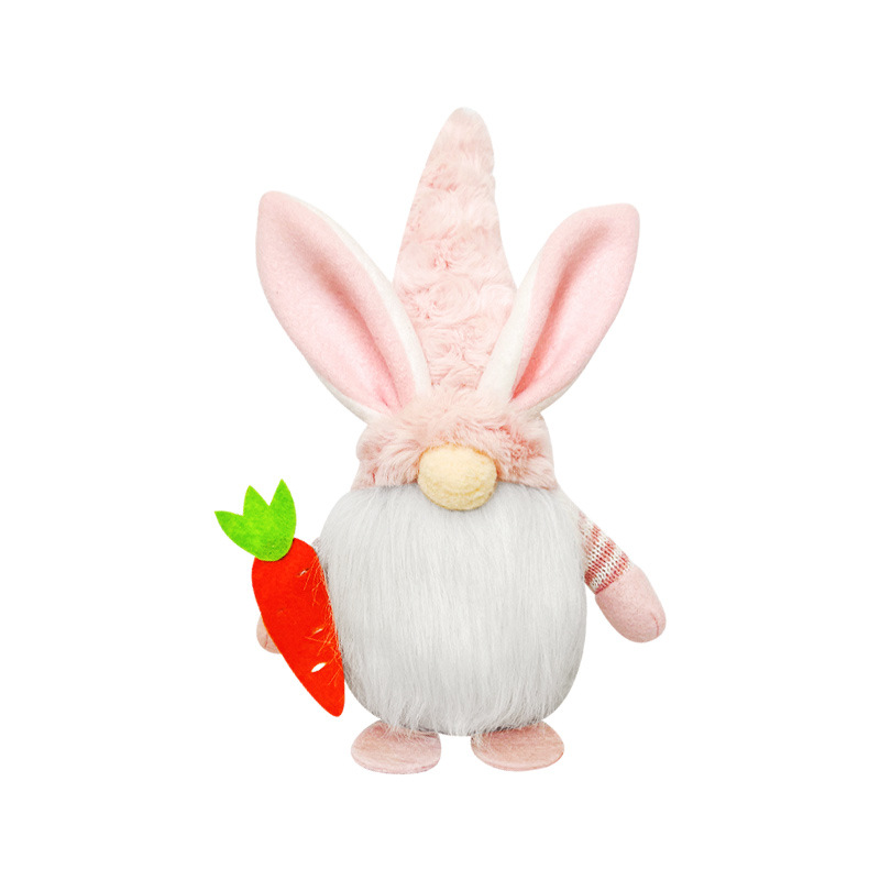 Easter Rabbit Doll Decoration Faceless Elderly Dwarf Doll Festival Home Decor Cross Border New Style