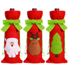Christmas Decoration Wine Bottle Cover Creative Bow Tie Red Wine Set Restaurant Desktop Decoration Wine Accessories