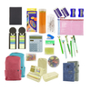 Wholesale Eco-Friendly School Supplies Cute Pens Stationary Stationery Set for Student in Non-Woven Zip Bag