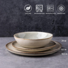 Ceramic Dinnerware Sets Complete Tableware Reactive Glaze Plates And Bowls Set Dish Freight Free