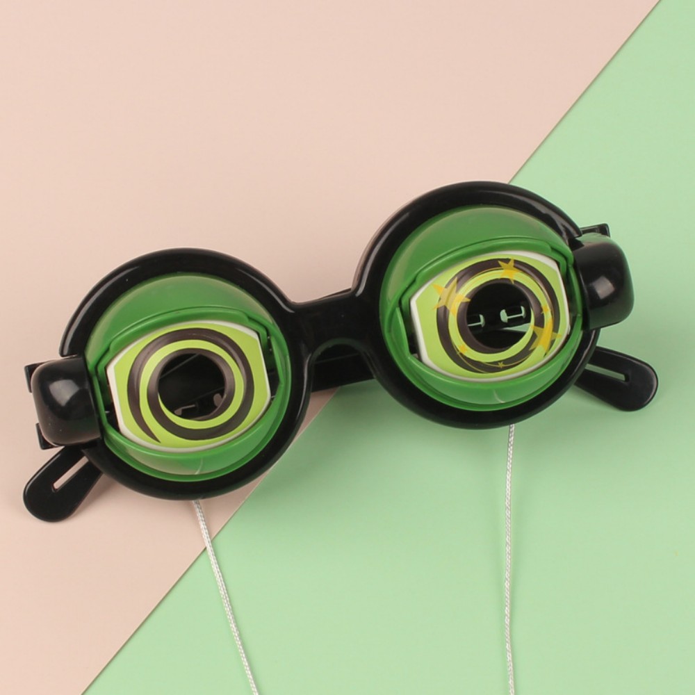 Creative Novelty Kids Funny Prank Glasses Toys Plastic Crazy Eyes Party Toy Tricks for Children Christmas Birthday Gifts