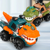 Dinosaur Car Electric Dancing Deformation Rotating Universal Boy Toy Child Kid Girl Car Christmas Birthday Gift