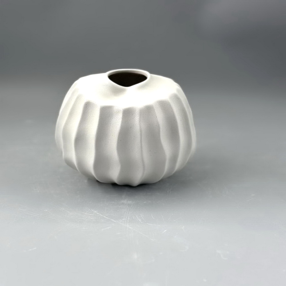 High-End Nordic Ceramic Vase Modern Home Decor Top-Table Ornament for Living Room Cute Design Style Wedding Flower Arrangements