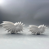2025 Nordic Decoration White Clay Pottery Flower Minimalistic Small Bud for Shelf Home Decor Modern Minimalist Ceramic Vase