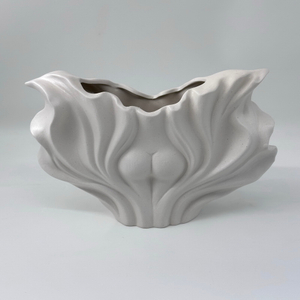 Carambola Shaped Vase,Home Decor Dried Flower Vase,Porcelain Fruit Vases For Living Room And TV Cabinet,Tabletop Decorative Vase