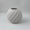 Minimalist Frosted Ceramic Vase Nordic Spiral Art, Elegant Table Centerpiece for Living Room