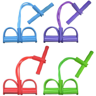 Multi Function Tension Rope Strong Fitness Resistance Bands Latex Pedal Women Men Sit Up Pull Ropes Yoga Fitness Equipment