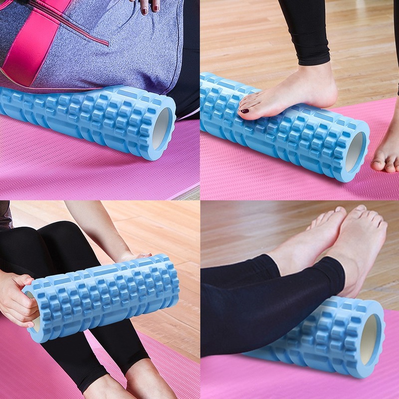 Yoga Column Gym Fitness Foam Roller Pilates Yoga Exercise Back Muscle Massage Roller Soft Yoga