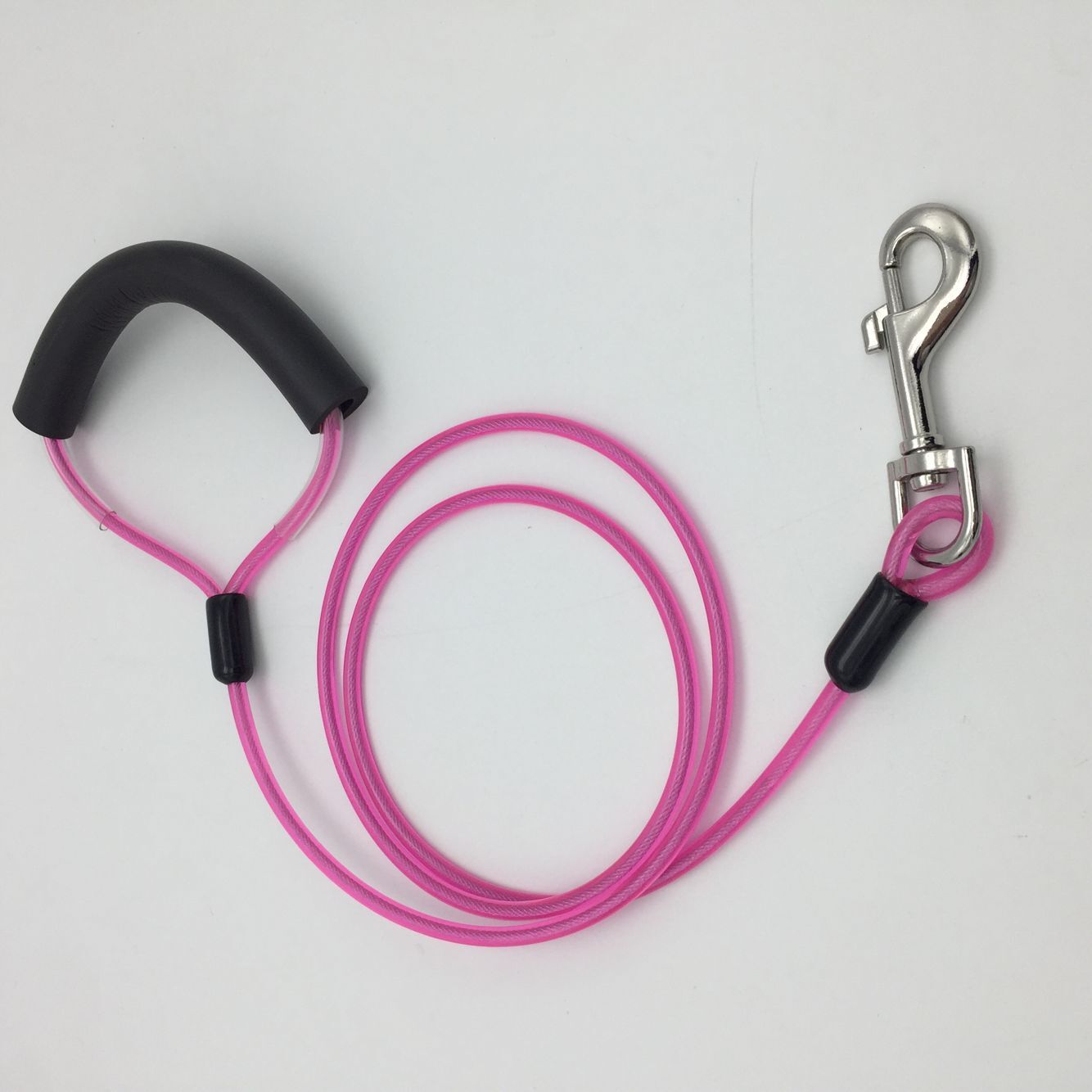 2024 Dog Lead Newest Style Design Rubber Steel High Quality Solid Rope Pet Leash