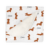 OEM Custom Pet Dog Blanket Luxury Fluffy Soft Pet Products Factory Custom Pattern Dog Blanket
