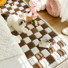 Dropshipping Faux Fur Pet Mat Bed Kids Mat Comfortable Pet Cat Dog Bed Blanket Warming Washable Dog Cat Pad