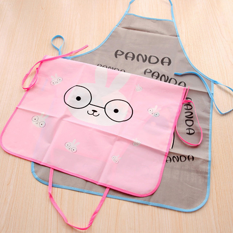 Kitchen Cooking Waist Bib Creative Women Apron BBQ Household Lovely Cartoon Sleeveless Waterproof Anti-oil Aprons New