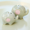 Ceramic Salt And Pepper Shaker Elephant Shape Spice Jar Container Seasoning Canister Wedding Party Tabletop Kitchen Favors