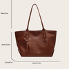 Large Capacity Women's Tote Bag Winter Fashion Trend Leather Shoulder Bags Office Handbag