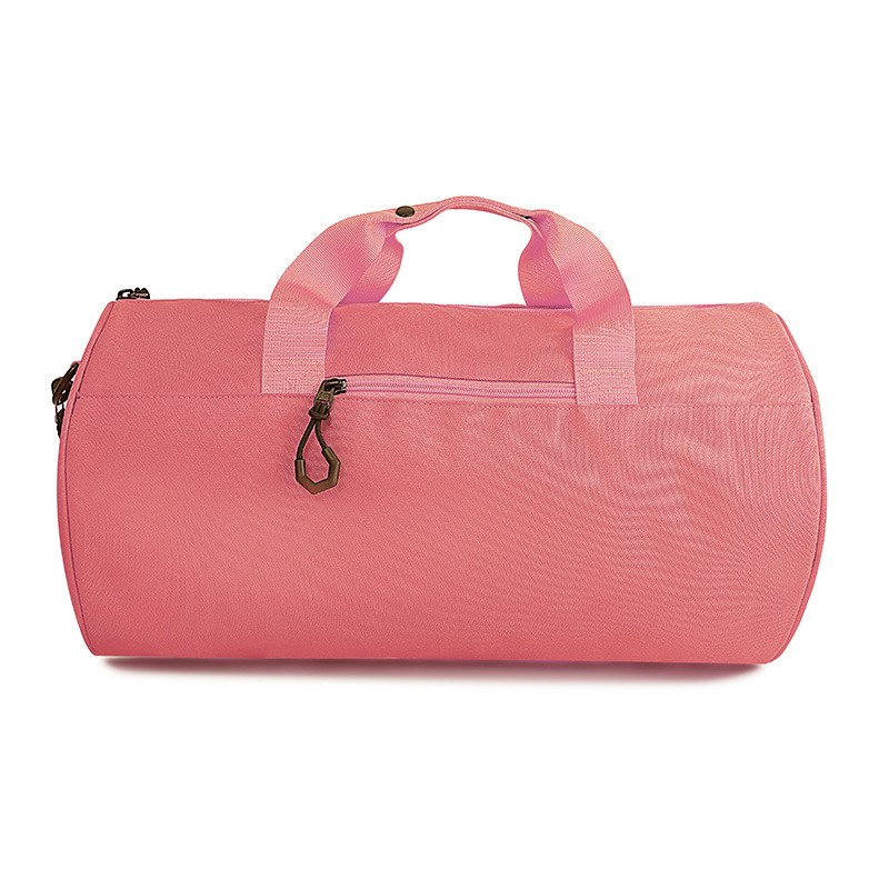 New Women's Cylindrical Compact Casual Outdoor Sports Bag, Dance Fitness Bag, Wear-resistant Crossbody Travel Bag, Printable