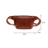 Alligator Pattern Shoulder Waist Bags Women Crossbody Chest Fanny Belt Pack