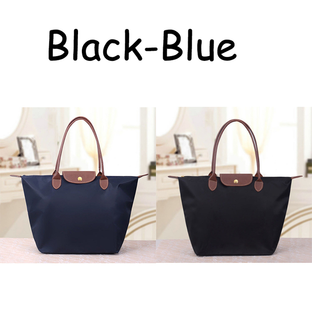 2024 New Large Capacity Classic Tote Bag Folding Designer Fashion Casual Shoulder Bag Women High Quality Nylon Handbags S