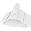 White Plastic Clothes Hangers Clothing Hangers Standard Plastic Hangers, Notched