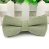 Children Pure Color Bowtie Formal Cotton Bow Tie Kid Classical Solid Bowties Colorful Butterfly Wedding Party Pet Tuxedo Ties