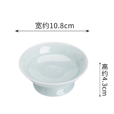 Tea Cake Tray Ceramic Fruit Plate Small Size Living Room Home Snack Snack Dish High Leg Fruit Tray