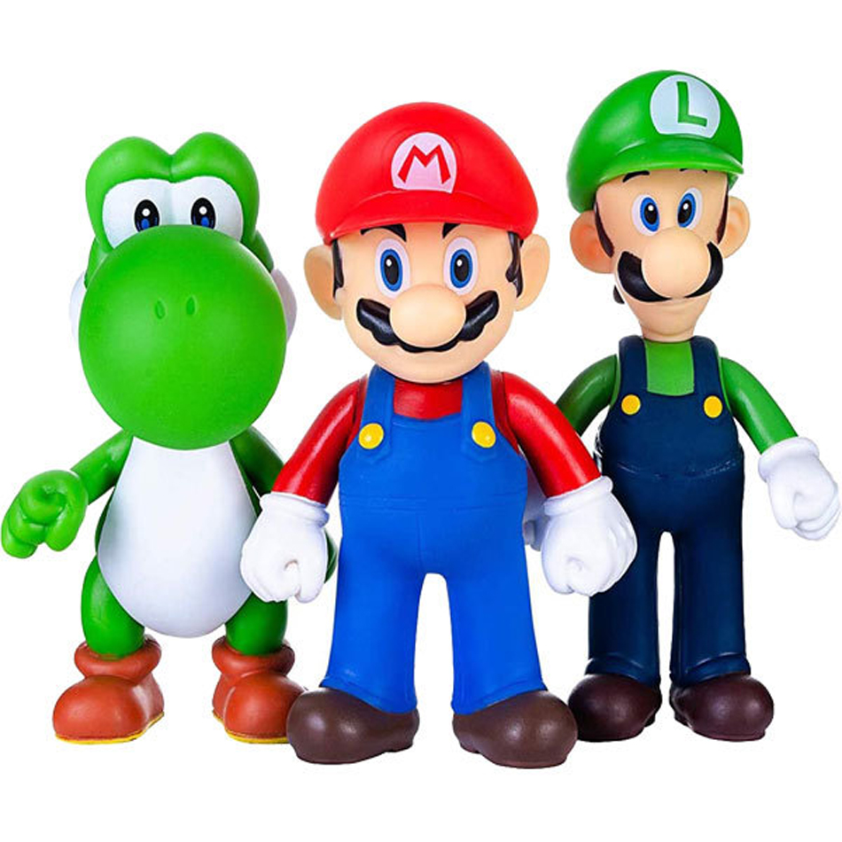 Game Super Mario Bros Cartoon Dolls Model Anime Figures Creative Collectible Model Toys for Kids Birthday Gift