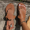 2024 The New Summer Sandals Women Pvc Flip-flops for Summer Simple Flat Flip-flops Anti-skid Bathroom Sandals Fashion