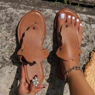 2024 The New Summer Sandals Women Pvc Flip-flops for Summer Simple Flat Flip-flops Anti-skid Bathroom Sandals Fashion